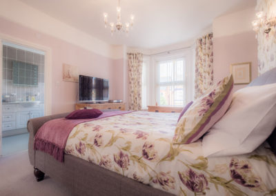 The Oak bedroom at TLC bed and breakfast Exmouth