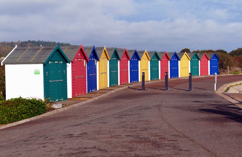 exmouth beach huts