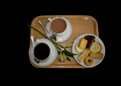 Oak suite tray