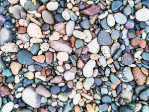 Pebbles on Budleigh Beach